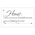 Home Quote Wall Decal